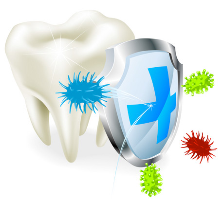 El fluoruro protege a los dientes